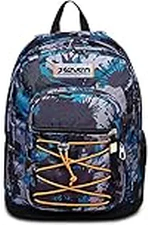 7 for all Mankind Mochila escolar primaria y mediana niña New Fit – Chrome Fluid Boy, color negro – Mochila doble compartimento – Bolsillo porta botella – Maxi capacidad 32 l, , Talla única, Moderno
