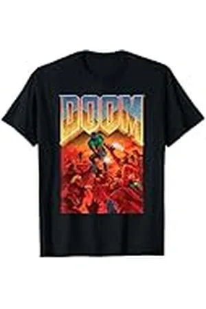 DOOM 1993 Video Game Cover Art Camiseta