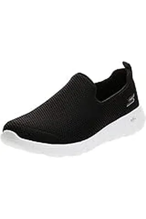Skechers Go Walk MAX-Athletic Air Mesh Slip on Walking Shoe, Zapatillas para Caminar Hombre, Negro/Blanco, 41.5 EU