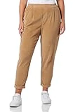 Benetton Pantalone 4ha2556k4, Pantalones Mujer, Beige (Marrone Chiaro 34A), L