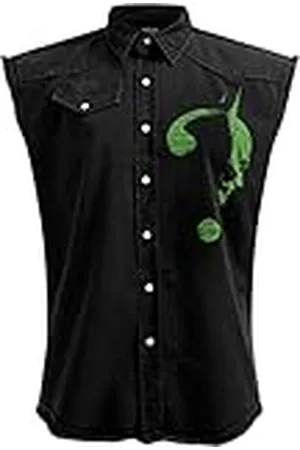 DC Comics Originals M602 Camisa Abotonada, , L para Hombre