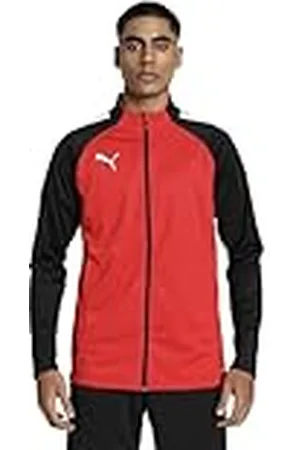 PUMA Teamliga Training Jacket Hombre, Red- Black, XL
