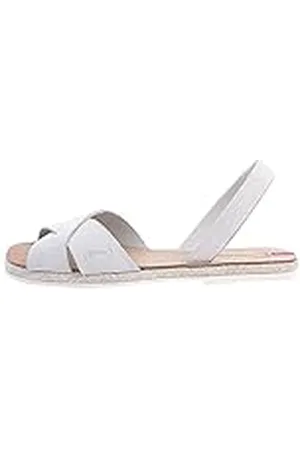 Titi Couture Classic, Sandalias con Plataforma Plana Mujer, (White), 39 EU