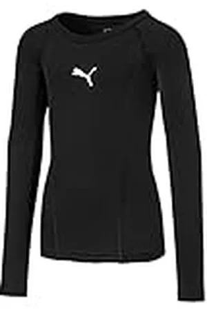 PUMA 655921 05, Camiseta de Manga Larga Infantil, Negro ( Black), 116