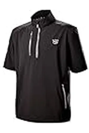 Wilson Staff Hombre Camiseta de golf impermeable, STAFF MODEL RAIN TOP, Poliéster, Negro, Talla XL, WGA700714XL