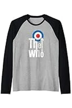 The Who Elevated Target Rock Music Band Camiseta Manga Raglan