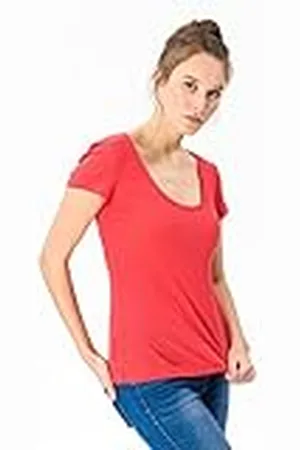 Supernatural Super. Natural W Comfort Rib Merino Camiseta de, otoño/Invierno, Mujer, Color , tamaño Large