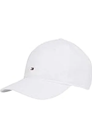 Tommy Hilfiger Gorra Hombre Flag Soft 6 Panel de algodón, Blanco (Th Optic White), Talla Única