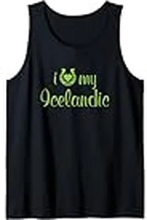 Hip I Love My Islandic Horse Equestrian Show Riding Trainer Camiseta sin Mangas