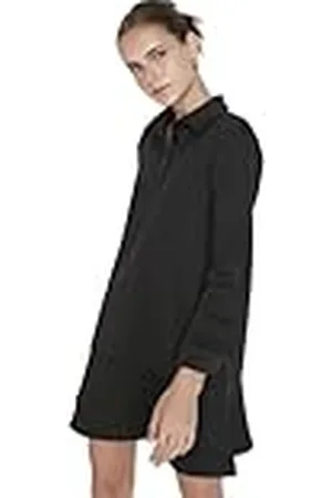 Trendyol Vestido de Punto con Cuello Polo y Dobladillo Regular para Mujer, , XS