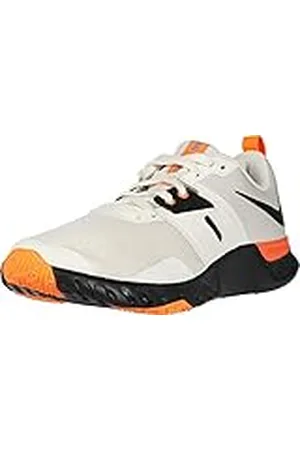 Nike Renew Retaliation TR, Running Shoe Hombre, Pale Ivory/Negro/String/Naranja Total, 42.5 EU