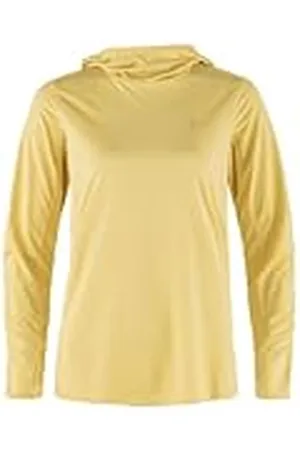 Fjällräven Fjallraven 84108-133 Abisko Sun-Hoodie W Sweatshirt Mujer Mais Yellow Tamaño XXS