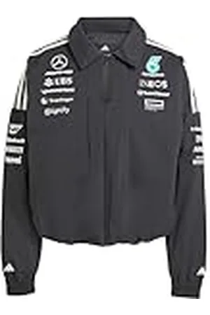 adidas Mujer MERCEDES - AMG PETRONAS FORMULA ONE TEAM TEAM JACKET WOMEN, Black/White, XL