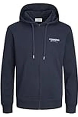 JACK & JONES Jjalvis Sudadera con Cremallera Capucha, , S para Hombre