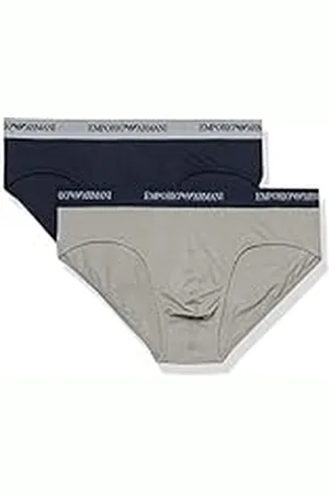 Emporio Armani CC717, Boxer Hombre, Gris (Grey/Navy), L