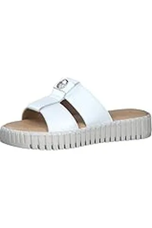 Tamaris Damen 1-27233-42, Sandalias con cuña Mujer, White, 37 EU