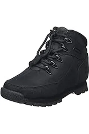 Timberland Euro Rock (Youth), Chukka/Mid para Unisex niños, Negro (Black Nubuck), 33 EU