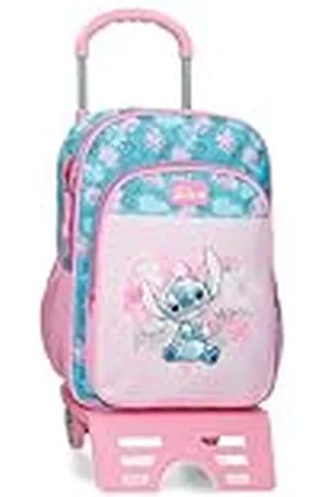 Disney Joumma Heart Stitch Mochila Doble Compartimento con Carro 30x40x13 cms Poliéster 15,6L
