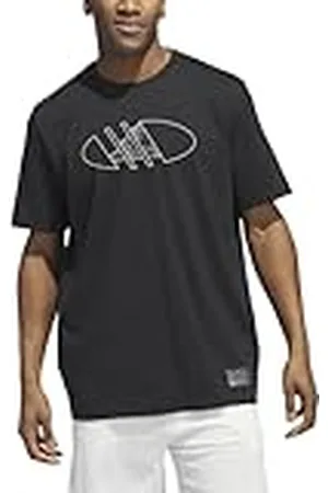 adidas Hombre 2000s Logo Basketball Graphic tee, , S