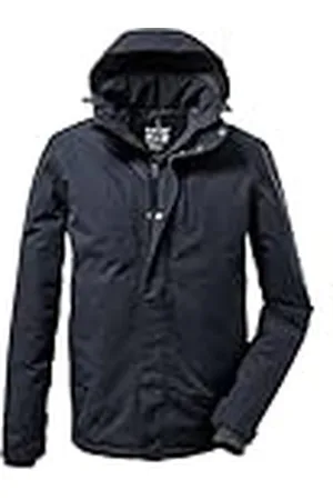 Killtec Hombre Chaqueta funcional con capucha con cremallera KOW 161 MN JCKT, dunkelnavy, XL, 37589-000