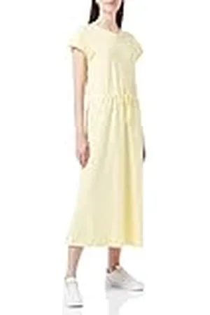 ONLY Onlmay S/S Midi Dress Jrs Vestido, Lemon Meringue, L Mujeres