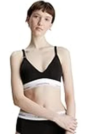 Calvin Klein Sujetador de Lactancia para Mujer Maternity Bra Sin Aros, Multicolor (Black), L