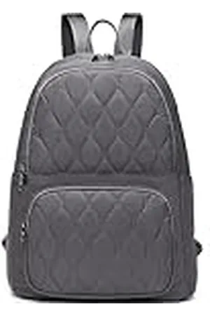 MISS LULÙ Mochila mujer nailon impermeable, elegante y casual para viaje y diario