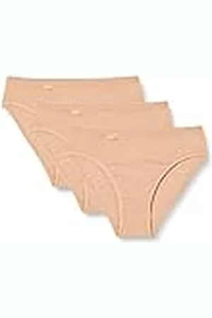 Sloggi 24/7 Cotton Tai C3P, Slip, Mujer, Marrón (Brush), 40 ES (Talla EU: 38)