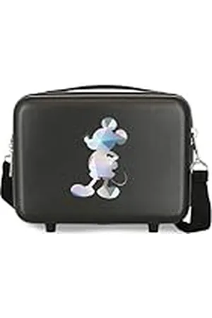 Disney 100 Special Shine Mickey Silver Neceser Adaptable Negro 29x21x15 cms Rígido ABS 9,14L 0,8 kgs
