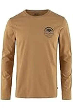 Fjällräven FJALLRAVEN 87303-232 Forever Nature Badge LS M Sweatshirt Hombre Buckwheat Brown Tamaño M
