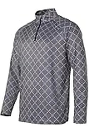 Ellesse Chieso 1/2 Zip Top de Manga Larga, , L para Hombre