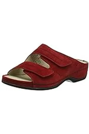 Berkemann Fedora (Lavable), Pantuflas Mujer, Red, 35 EU