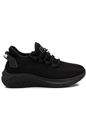 Refresh Zapatilla Mujer Negro - Calzado Cómodo y Versátil - Moda Casual - Modelo 17240205 (Talla 37)