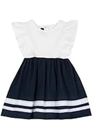 chicco Vestido Bebé Niña de Mangas Cortas, Cómodo y a la Moda, en Suave Algodón, Lavable en Lavadora, Ropa Bebé Niña 0-24 Meses, Diseñado en Italia