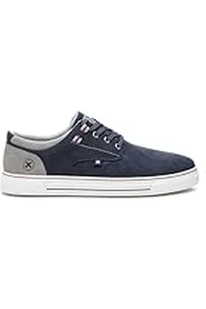 Xti Zapatilla Hombre Navy - Calzado Cómodo y Versátil - Moda Casual - Modelo 14357303 (Talla 45)