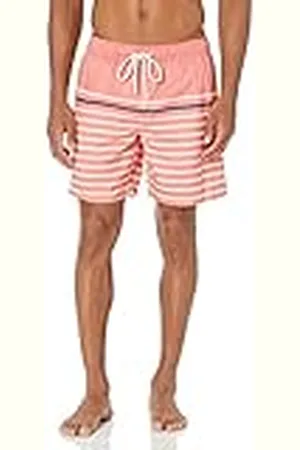 Amazon Bañador de Secado Rápido de 18 Cm - colores interrumpidos Hombre, , L