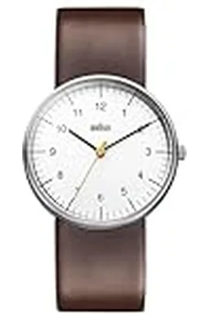 von Braun BN0021WHBRG - Reloj analógico de caballero de cuarzo con correa de piel