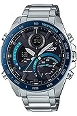 Casio Montre - - ECB-900DB-1BER - 51,5mm - Solaire - Bluetooth - Étanche 10 bars