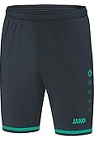 Jako Striker 2.0 - Pantalones de fútbol para Hombre, Hombre, Pantalones de fútbol, 4429, Antracita/Turquesa, XX-Large