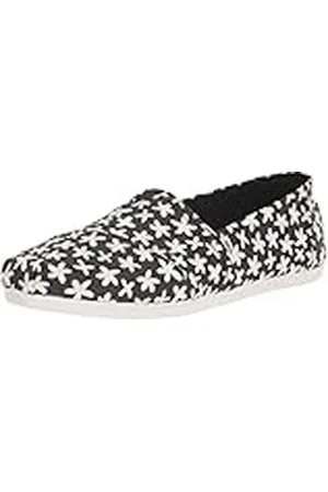 TOMS Alpargata Cloudbound, Mocasines Planos Mujer, Negro (Margaritas de Sol Negras), 35.5 EU