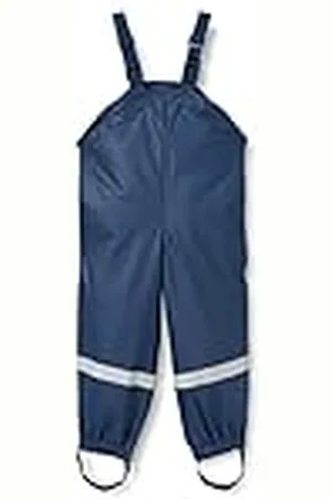 Playshoes Rain Overalls Textile Lining Pantalón Impermeable, Dark Blue, 80 Unisex niños