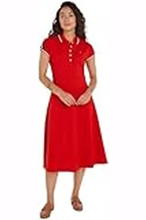 Tommy Hilfiger Vestido Tipo polo Hasta la Rodilla para Mujer, , XXS
