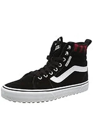 Vans Filmore Hi Guard, Zapatillas, Hombre, (Suede) Black/Red Plaid, 38.5 EU