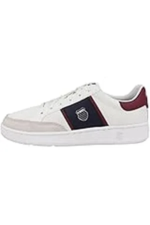 K-Swiss SLAMMTENNIS CC TXT - Zapatillas deportivas para hombre, WHT/PEACT/DEEP LUZ