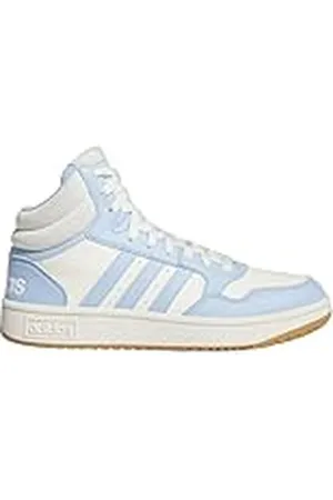 adidas Hoops 3.0 Mid Classic Shoes, Zapatos Mujer, Cloud White/Cloud White, 35.5 EU