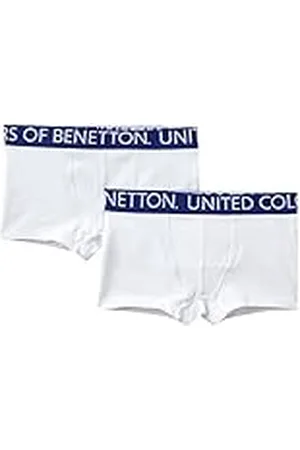 Benetton Set 2 Boxers 3op80x189 Juego de Ropa Interior, , 90 cm para Niños