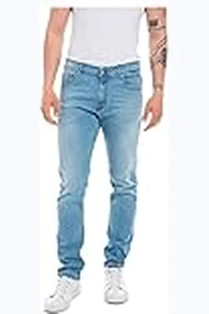 Replay Mickym Jeans, 010 Azul Claro, 28W x 32L para Hombre