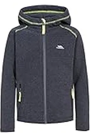 Trespass Chaqueta de Forro Polar Unisex para niños., Unisex niños, Chaqueta, MCFLFLN10001_BLK7/8, , 7-8