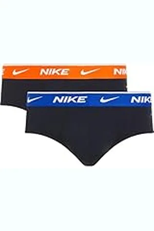 Nike Brief 2pk Ropa Interior, Black/Safety Orange/Game Royal WB, XL para Hombre