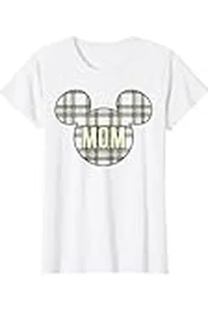 Disney Mickey And Friends Christmas Plaid Mickey Mom Camiseta